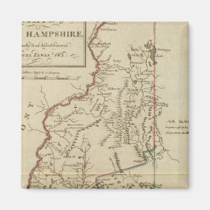 Staat von New Hampshire 2 Magnet