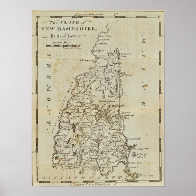 Staat von New Hampshire 2 Poster (Vorne)