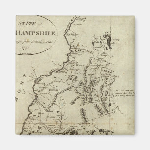 Staat von New Hampshire 4 Magnet