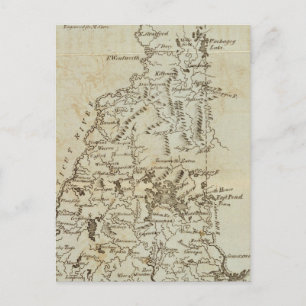 Staat von New Hampshire Postkarte