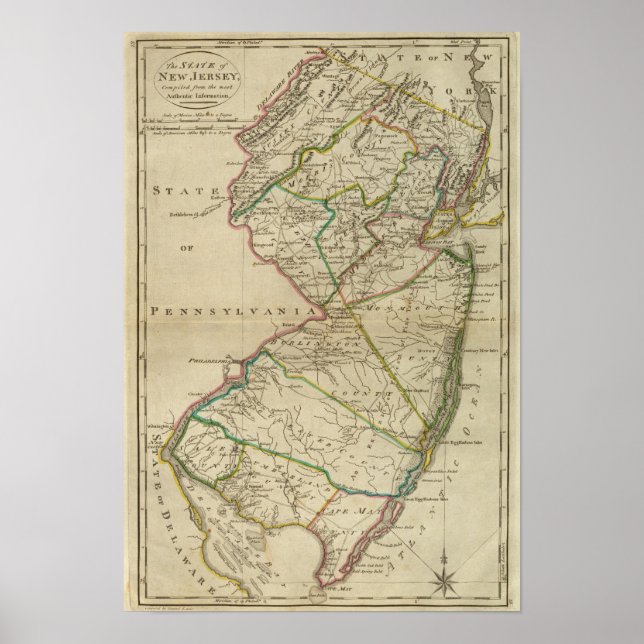 Staat von New Jersey 3 Poster (Vorne)