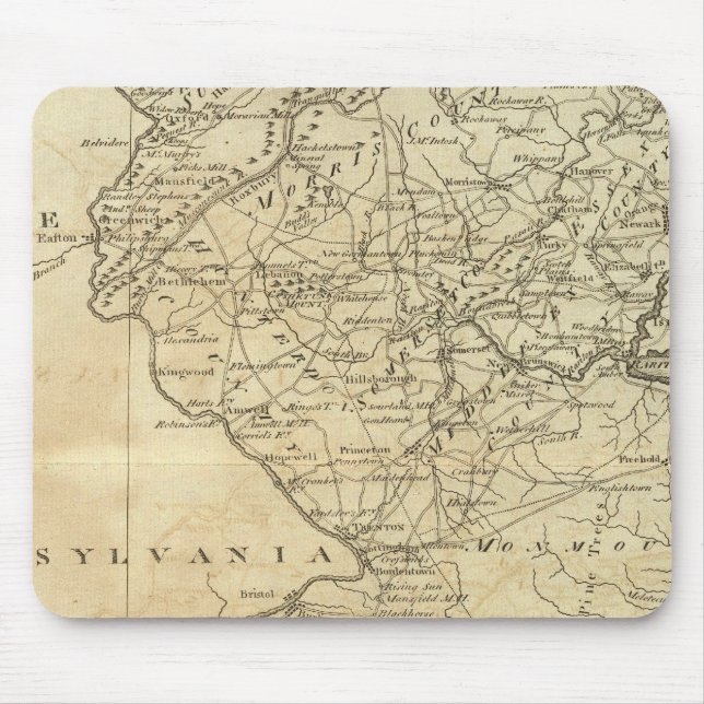 Staat von New Jersey Mousepad (Vorne)
