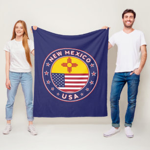 Staat von New Mexico Fleecedecke