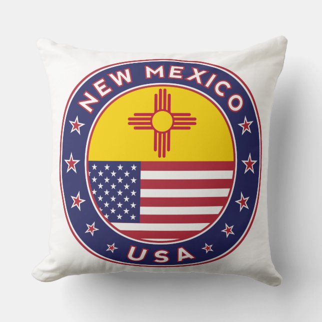 Staat von New Mexico Kissen (Vorderseite)