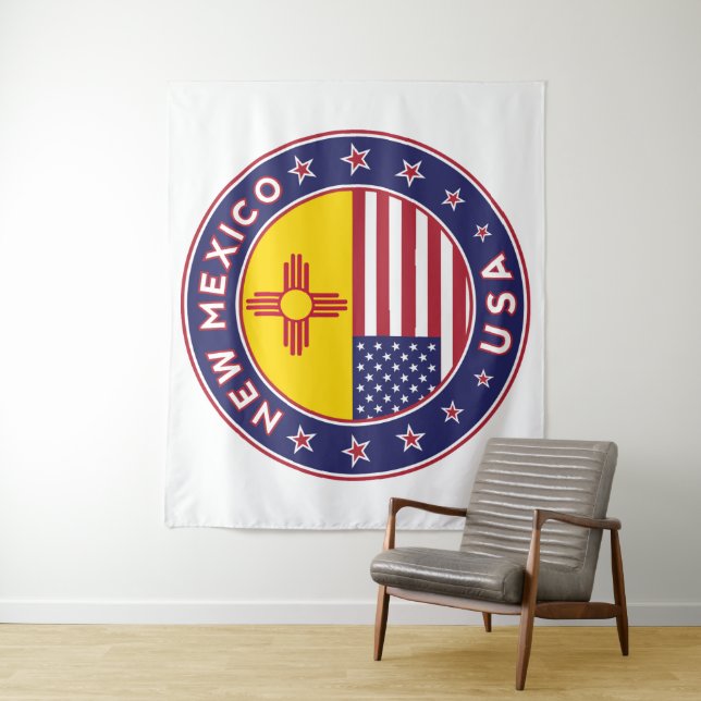 Staat von New Mexico Wandteppich (Beispiel)