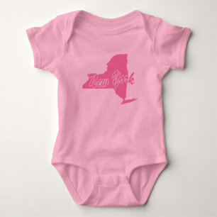 Staat von New York Shape Baby Bodysuit Baby Strampler