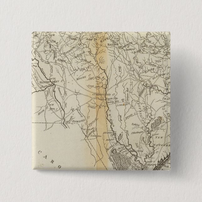 Staat von North Carolina Button (Vorderseite)