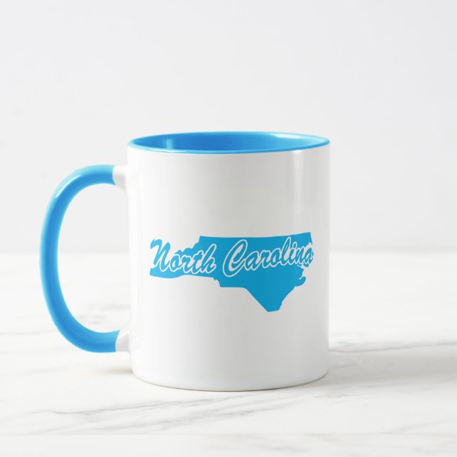 Staat von North Carolina Form Tasse (Links)