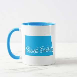 Staat von North Dakota Form Tasse