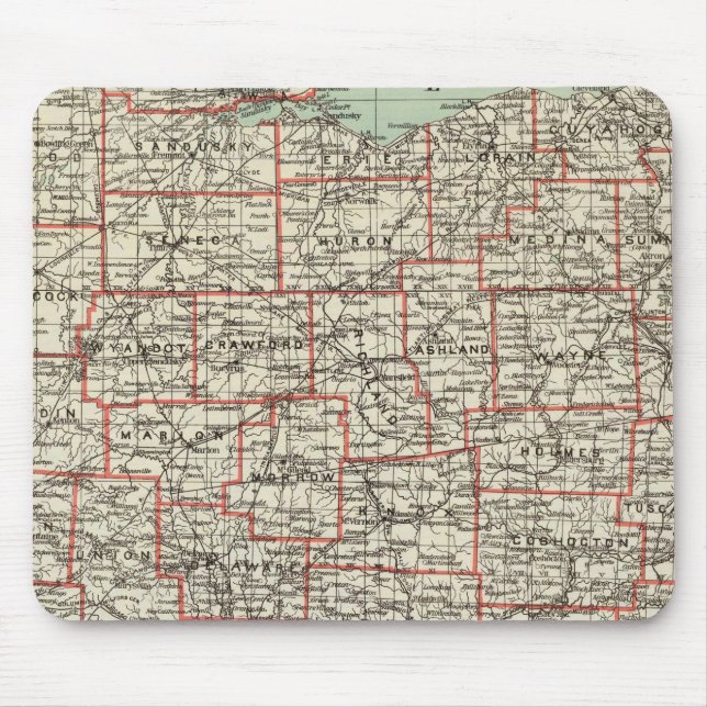 Staat von Ohio Mousepad (Vorne)