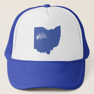 Staat von Ohio Shape-LKW-Hut Truckerkappe