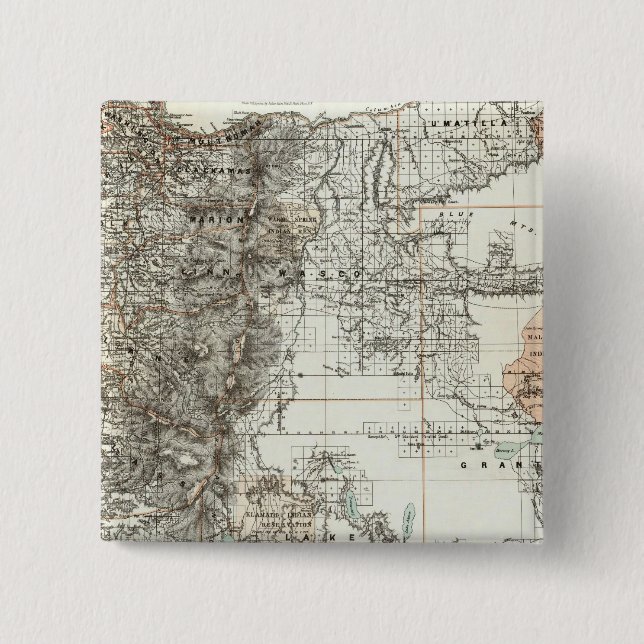 Staat von Oregon Button (Vorderseite)