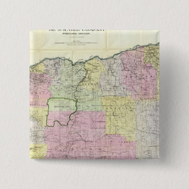 Staat von Oregon Button (Vorderseite)