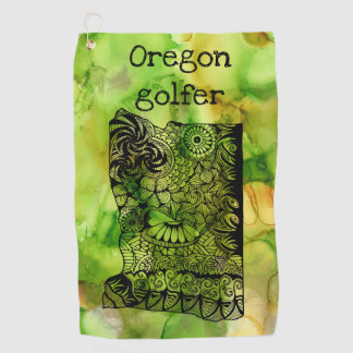 Staat von Oregon Golf Handtuch