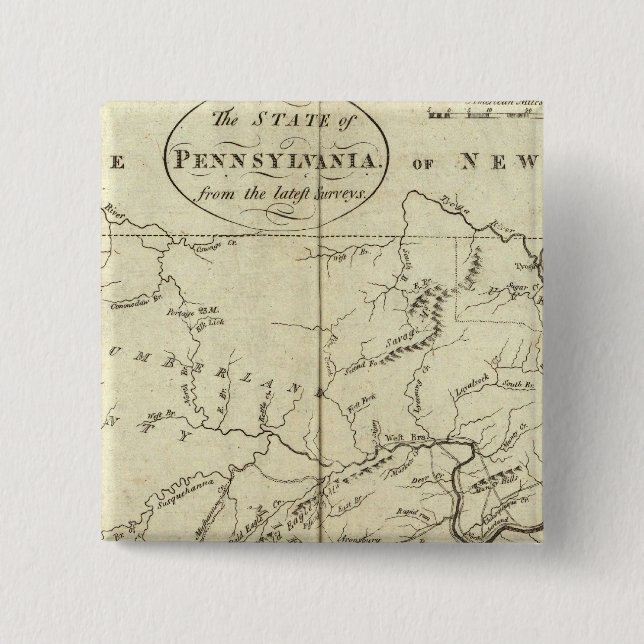 Staat von Pennsylvania Button (Vorderseite)