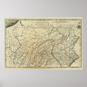 Staat von Pennsylvania Poster