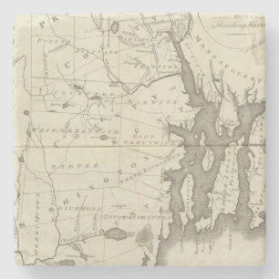 Staat von Rhode Island Steinuntersetzer