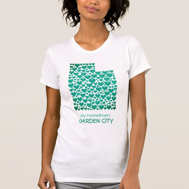 Staat von Silhouette Harts & Heimat T-Shirt (Vorderseite)