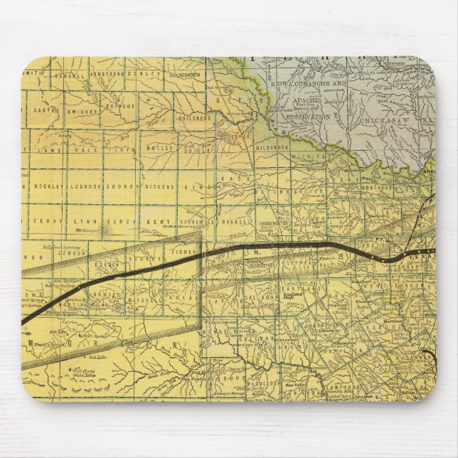 Staat von Texas 2 Mousepad (Vorne)