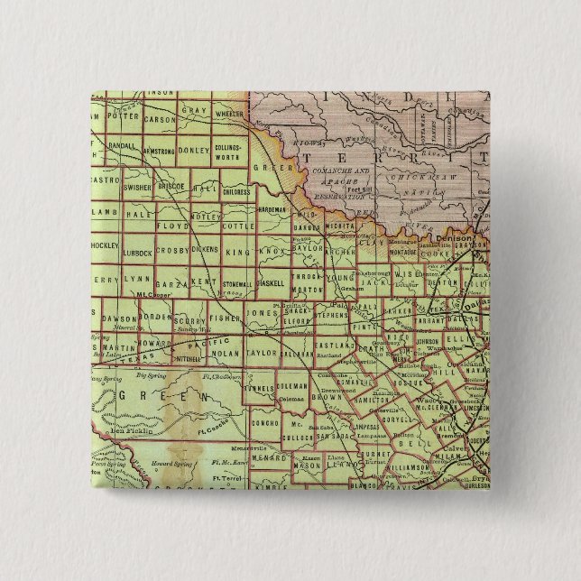 Staat von Texas 3 Button (Vorderseite)