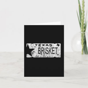 Staat von Texas Brisket Grillen Pitmaster Karte