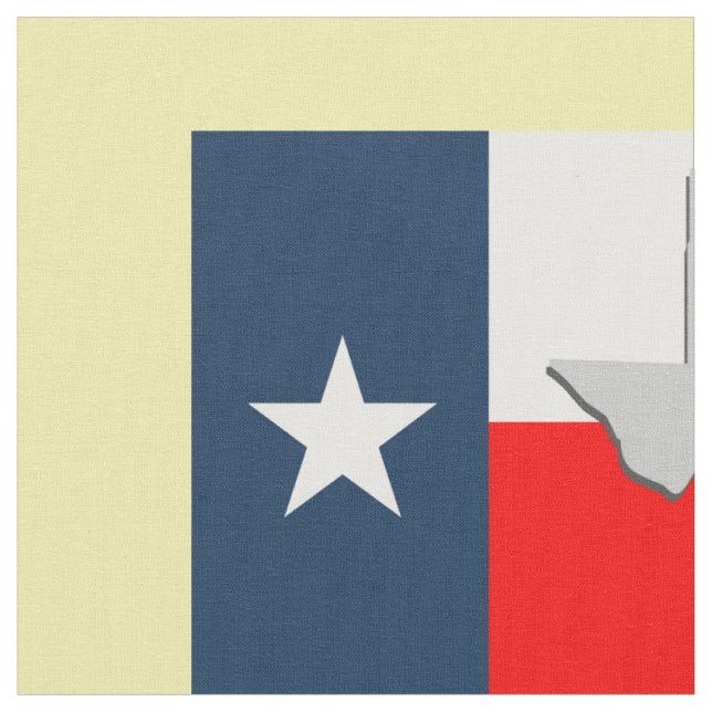 Staat von Texas Flag Fabric Stoff (Nahaufnahme)