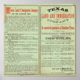 Staat von Texas Poster