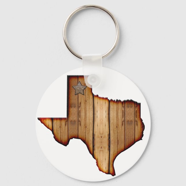 Staat von Texas Schlüsselanhänger (Vorderseite)
