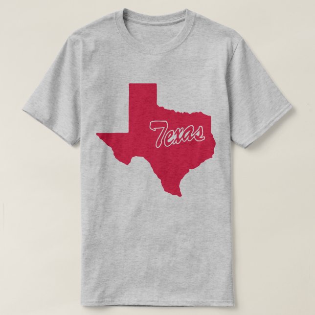 Staat von Texas Shape-T - Shirt (Design vorne)
