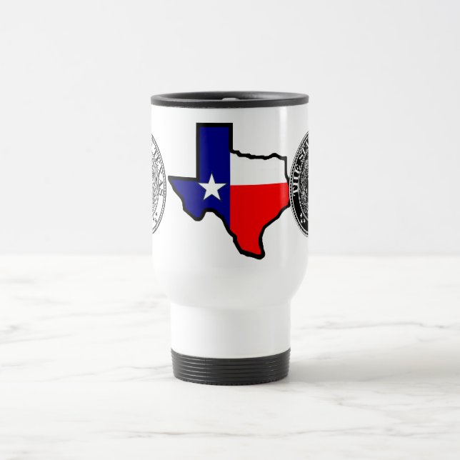 Staat von Texas-Tasse Reisebecher (Mittel)