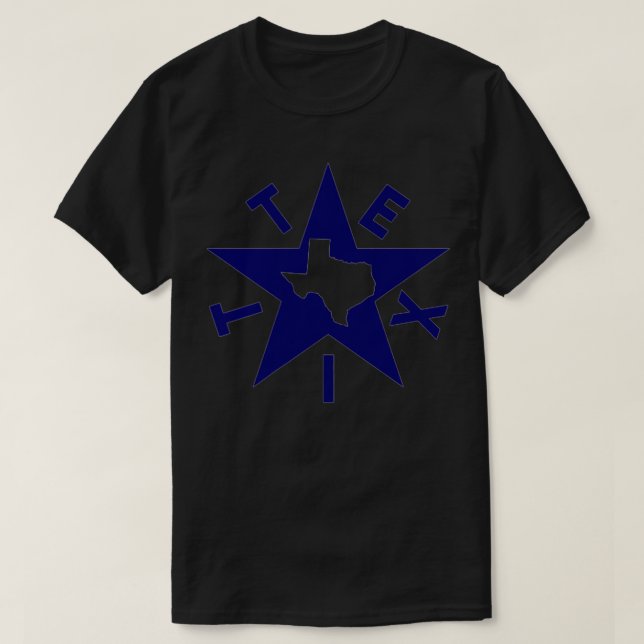STAAT VON TEXAS ZAVALA FLAG LONE STAR TEXIT SECESS T-Shirt (Design vorne)