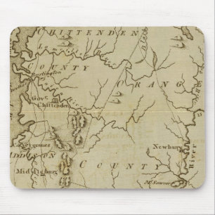 Staat von Vermont Gezeichnet und eingegraben Mousepad