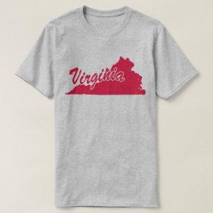 Staat von Virginia Shape T - Shirt