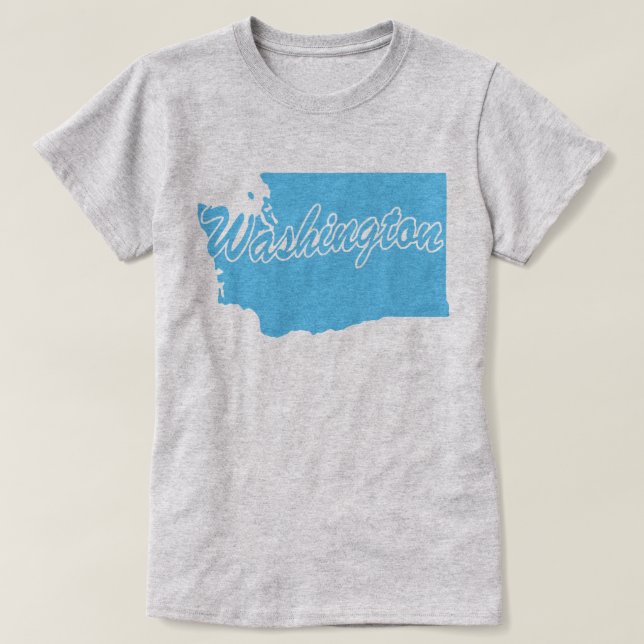 Staat von Washington gestalten T - Shirt (Design vorne)