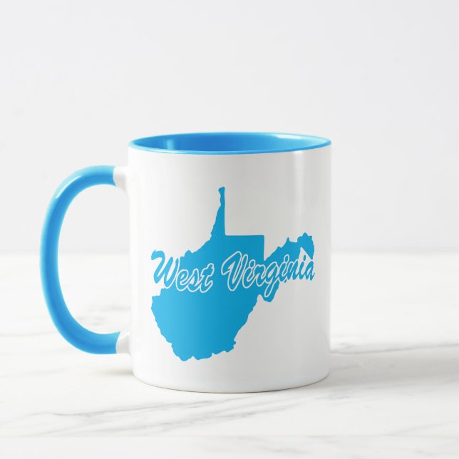 Staat von West-Virginia Form Tasse (Links)