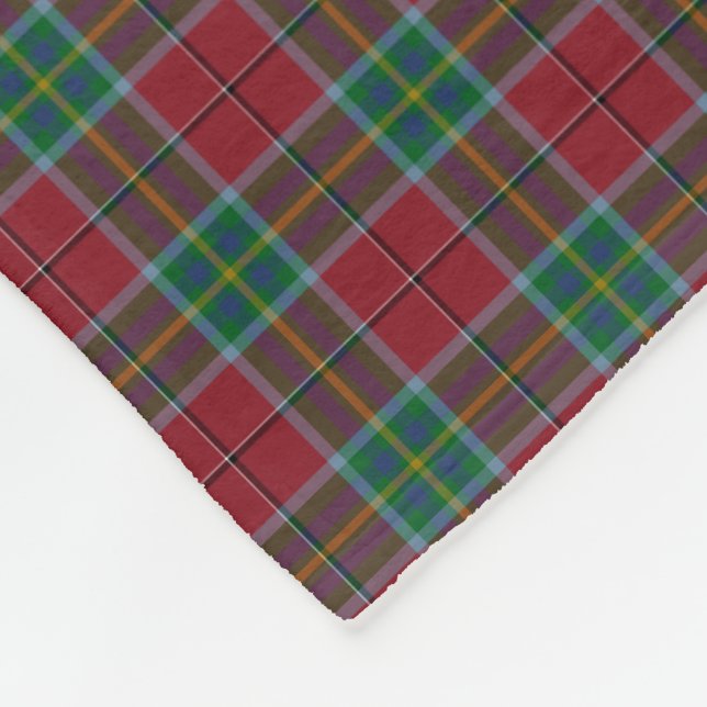 Staat von West VirginiaTartan Fleecedecke (Ecke)