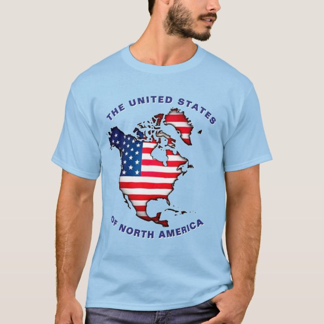 Staaten des Nordamerikanischen Zollkodex T-Shirt (Vorderseite)