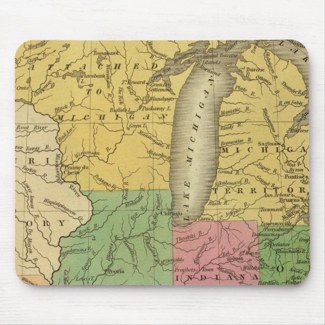 Staaten des Westerns, Gebiete Mousepad (Vorne)