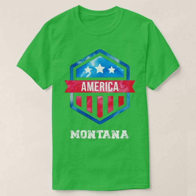 Staaten Montana T-Shirt (Design vorne)