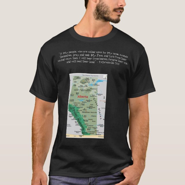 Staaten, Provinzen und Territorien - Alberta T-Shirt (Vorderseite)