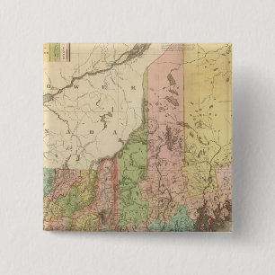 Staaten von Maine, New Hampshire, Vermont Button