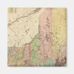 Staaten von Maine, New Hampshire, Vermont Magnet
