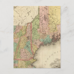 Staaten von Maine, New Hampshire, Vermont Postkarte