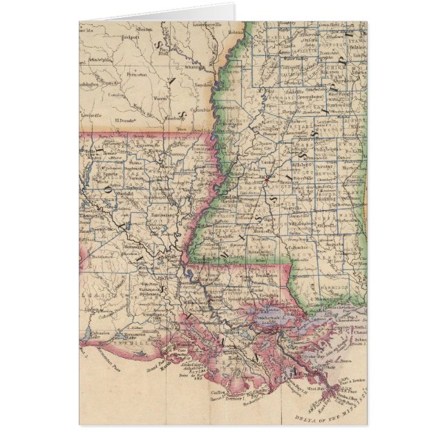 Staaten von Mississippi und Louisiana (Vorne)