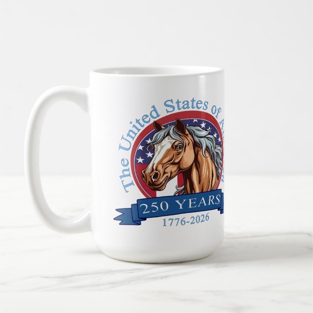 Staaten zum 250. Jahrestag Kaffeetasse (Links)