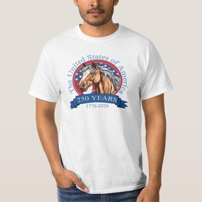 Staaten zum 250. Jahrestag T-Shirt (Vorderseite)