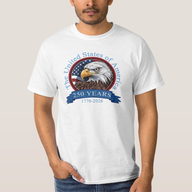 Staaten zum 250. Jahrestag T-Shirt (Vorderseite)
