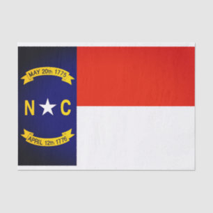 Staatliche Flagge des Tissue Paper von North Carol Seidenpapier