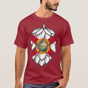 Staatliche Flagge Floridas Bierkone T-Shirt