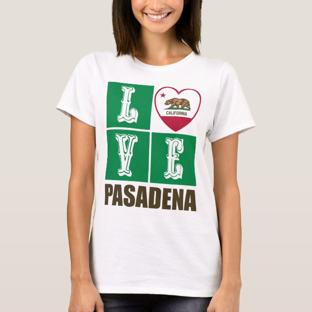 Staatliche Flaggen - Pasadena T-Shirt (Vorderseite)